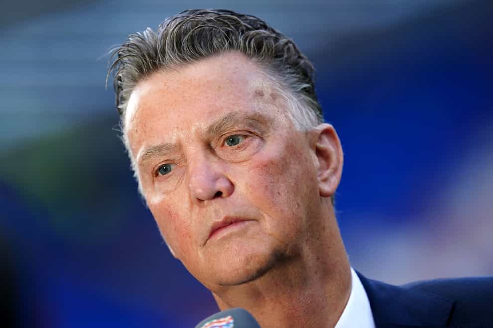 Netherlands head coach Louis van Gaal has been impressed by USA’s progress at the World Cup (David Davies/PA)