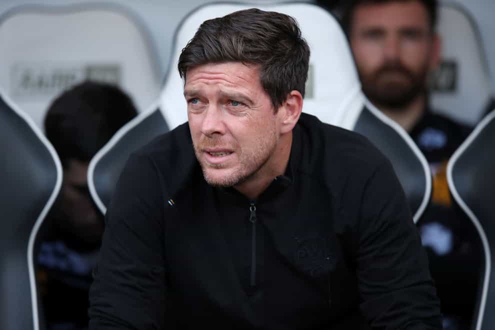 Port Vale manager Darrell Clarke was full of praise for his team (Isaac Parkin/PA).