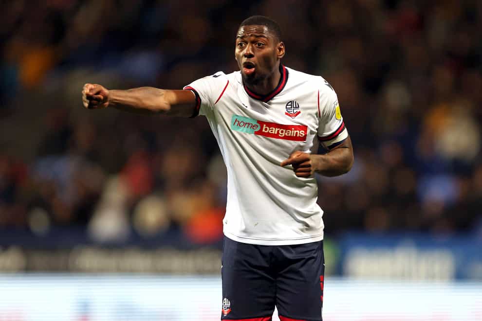 Bolton captain Ricardo Santos has been hospitalised with breathing difficulties (Richard Sellers/PA)