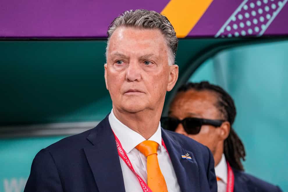 Netherlands coach Louis van Gaal has distanced himself from links to the vacant Belgium job (Luca Bruno/AP)