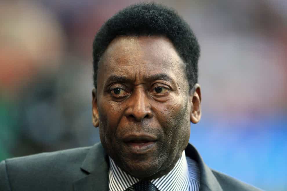 Pele was hospitalised this week (Nigel French/PA)