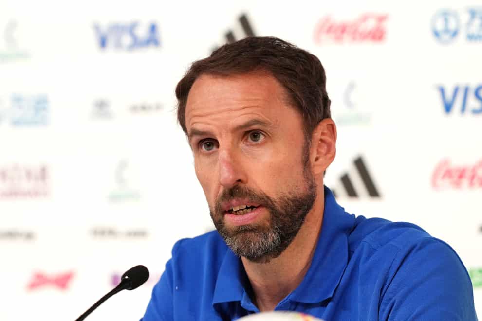 Gareth Southgate is gearing up for England’s clash with Senegal (Martin Rickett/PA).