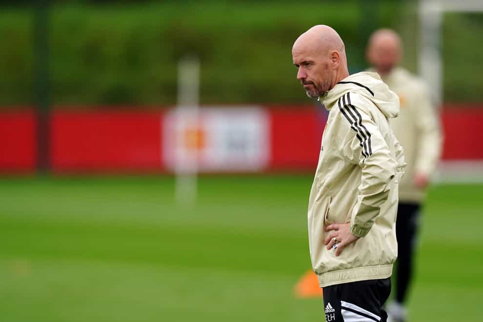 Manchester United manager Erik ten Hag is focusing on forwards’ fitness at their Spanish training camp (Martin Rickett/PA)