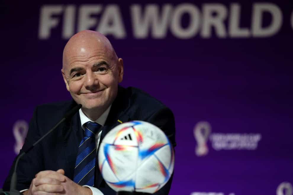FIFA president Gianni Infantino believes the 2022 World Cup group stage has been the best ever (Nick Potts/PA)