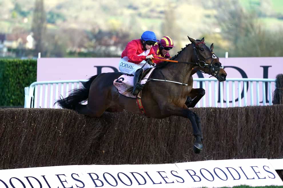 A Plus Tard on his way to Gold Cup victory (Mike Egerton/PA)