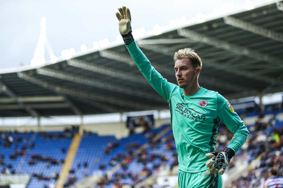 Goalkeeper Joe Lumley could return for Reading against Coventry (Kieran Cleeves/PA)