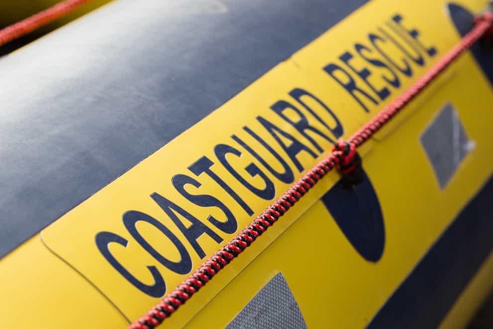 Jersey Coastguard have been searching for a fishing boat which sank with three people on board (Aaron Chown/PA)