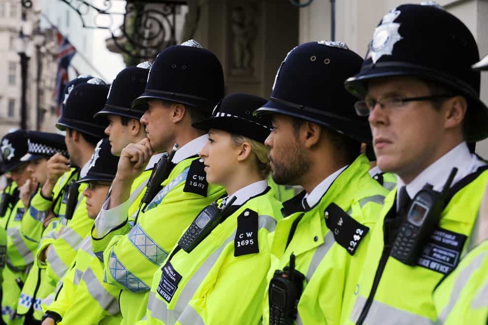 Extra officers will be in the capital during the match (Nick Ansell/PA)