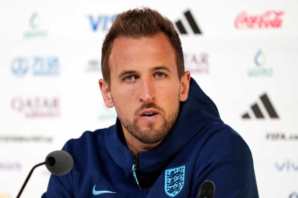 Harry Kane says confidence in the England squad is high (Martin Rickett/PA).