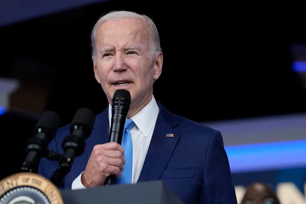 US President Joe Biden plans to announce at next week’s US-Africa summit that his administration supports adding the African Union as a permanent member of the G20 (Susan Walsh/AP/PA)