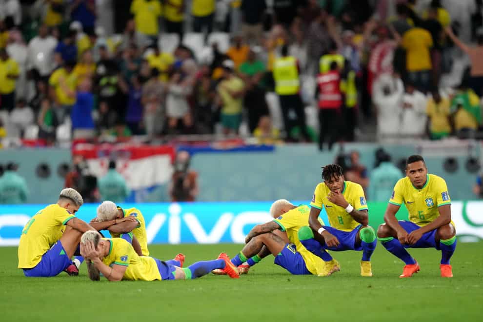 Brazil were shocked by Croatia in the quarter-finals (Nick Potts/PA)