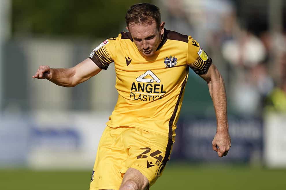 Rob Milsom scored the only goal as Sutton beat Colchester (Aaron Chown/PA(