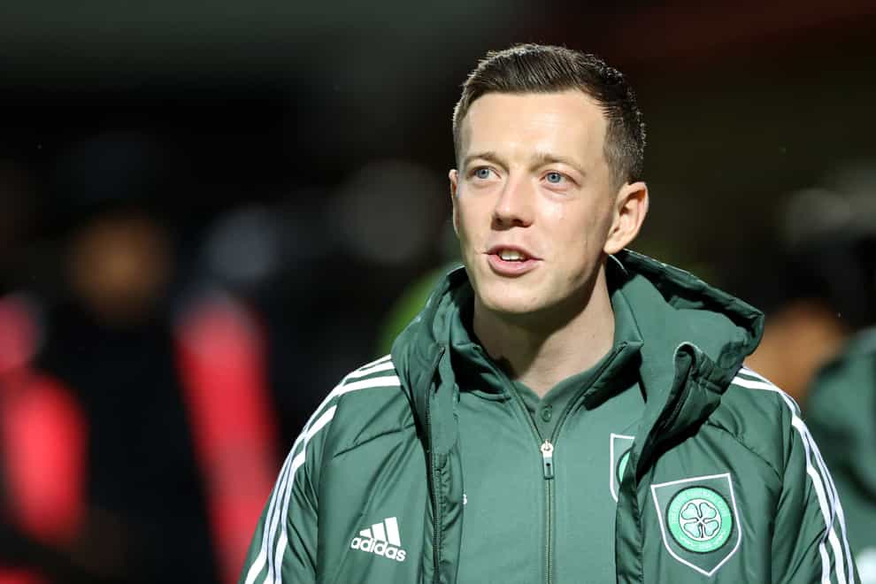 Celtic’s Callum McGregor is back in action (Steve Welsh/PA)
