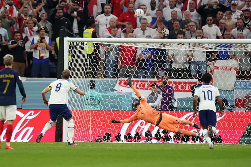 Harry Kane misses from the penalty spot (Mike Egerton/PA)