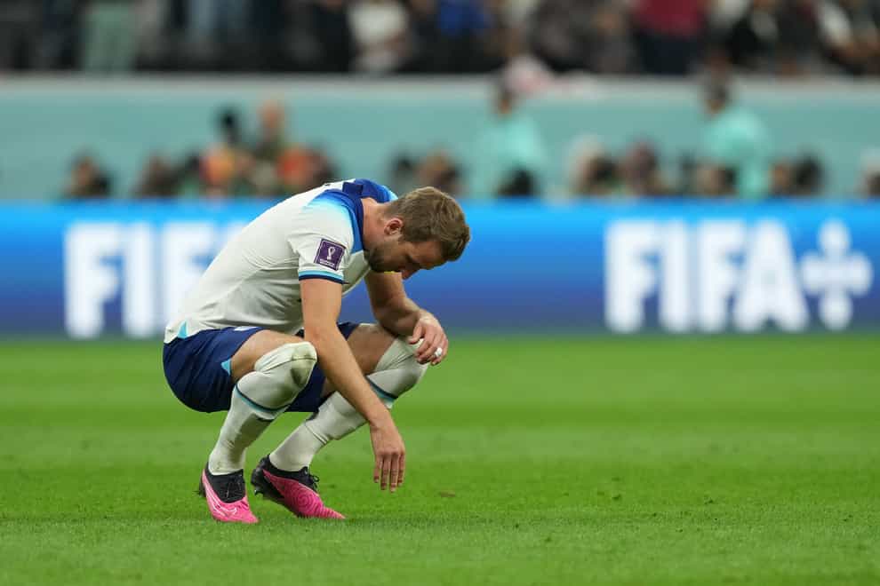 England captain Harry Kane and his squad were left to think of what might have been (Martin Rickett/PA)