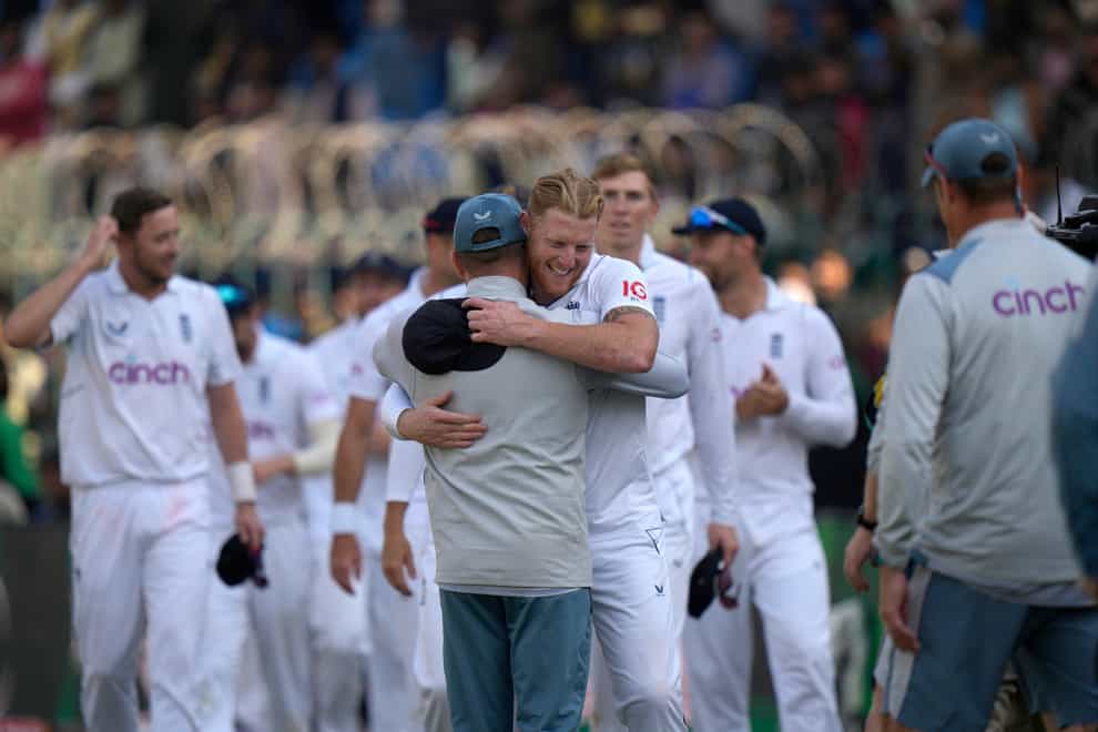 Ben Stokes hailed England’s ‘special’ achievement after they sealed an historic series victory in Pakistan (Anjum Naveed/AP)