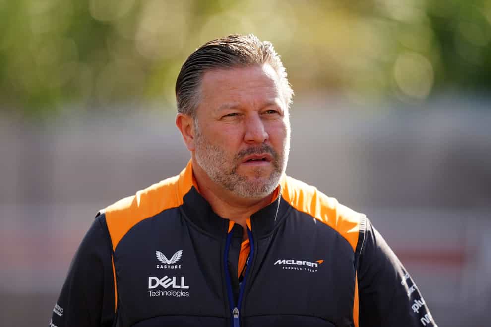 McLaren chief executive Zak Brown is confident the F1 team remains in good hands (David Davies/PA)
