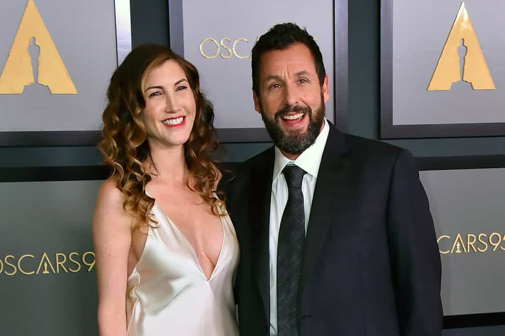 Jackie and Adam Sandler appear at the Governors Awards in Los Angeles (Jordan Strauss/Invision/AP/PA)