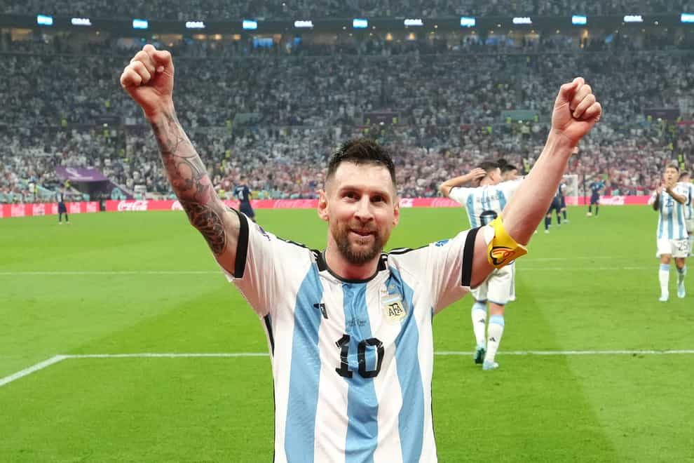 Lionel Messi has equalled the record for most World Cup appearances after leading Argentina to the final (Nick Potts/PA)