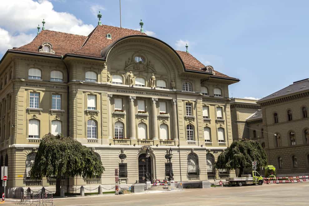 Swiss National Bank building in Bern (Alamy)