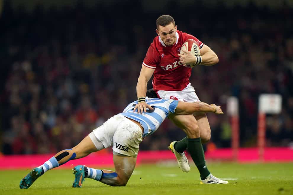 George North in action for Wales (Joe Giddens/PA).