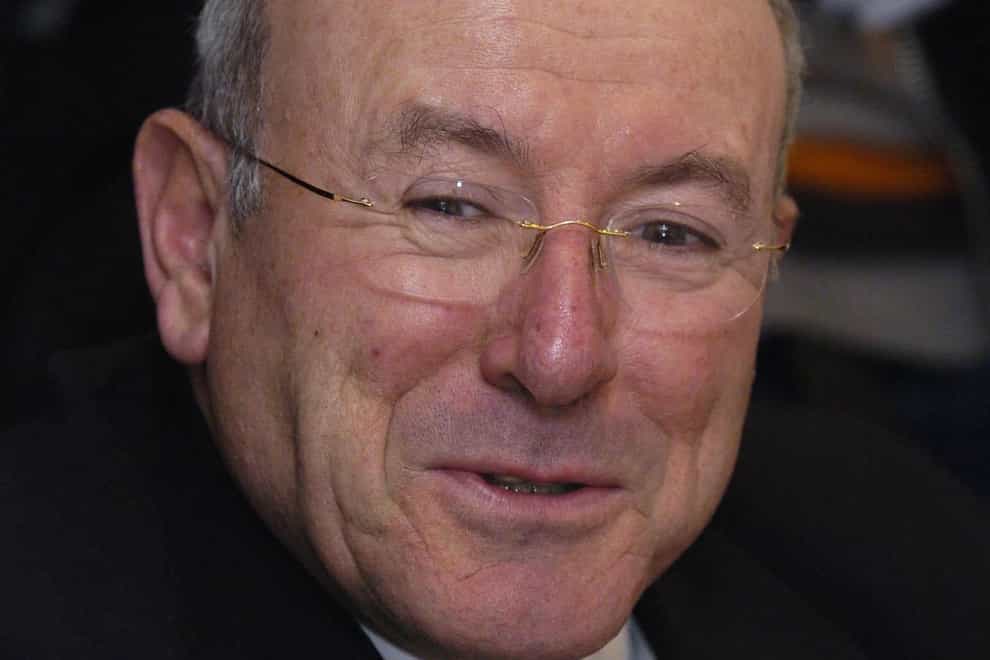 Former Hearts chairman Leslie Deans has died (Chris Clarke/PA)