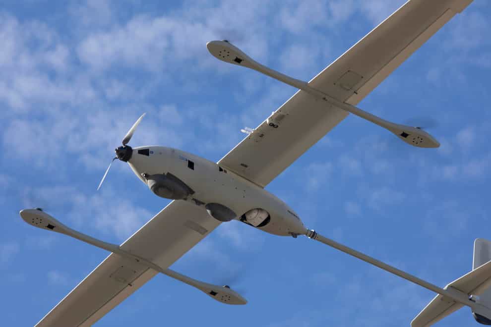 The armed forces will be equipped with Stalker VXE30 drones by the end of 2024 (Ministry of Defence handout/PA)