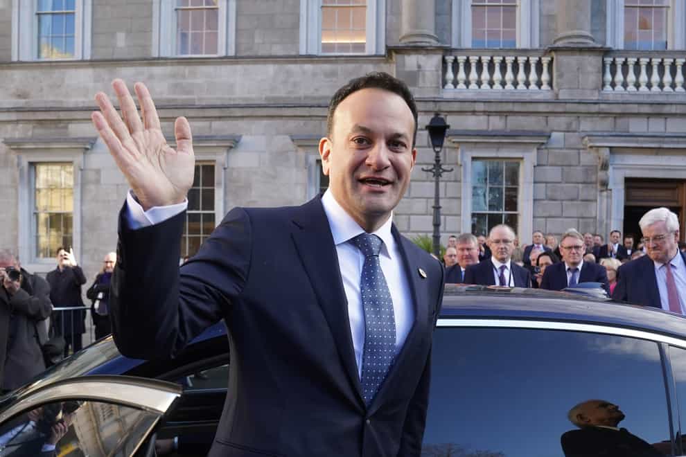 Newly elected Taoiseach Leo Varadkar leaves Leinster House in Dublin (Brian Lawless/PA)
