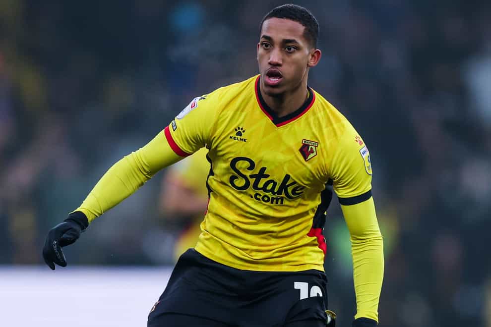 Joao Pedro was on target with a second-half brace for Watford (Steven Paston/PA)