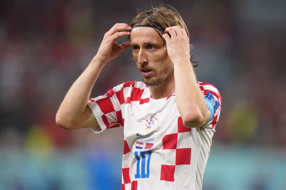 Luka Modric helped Croatia finish third in Qatar (Adam Davy/PA)