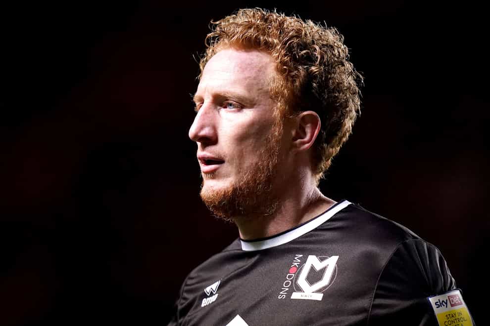 Dean Lewington’s MK Dons claimed a much-needed win (Adam Davy/PA)