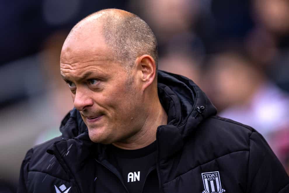 Alex Neil was at the game but struggling with illness (Steven Paston/PA)