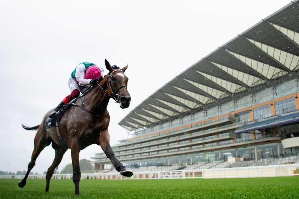 Enable and Frankie Dettori won three King George VI and Queen Elizabeth Stakes’ at Ascot (Edward Whittaker/PA)