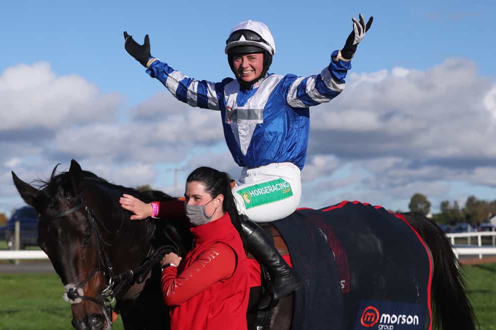 Frodon and Bryony Frost will be reunited in the King George VI Chas at Kempton on Boxing Day (Niall Carson/PA)