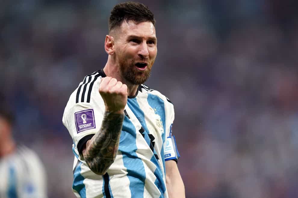 Lionel Messi led Argentina to a World Cup final victory over France (Mike Egerton/PA)