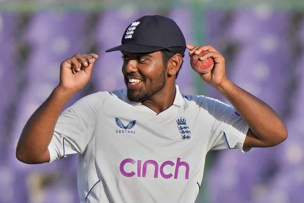 Rehan Ahmed has made a splash in English cricket (Fareed Khan/AP)
