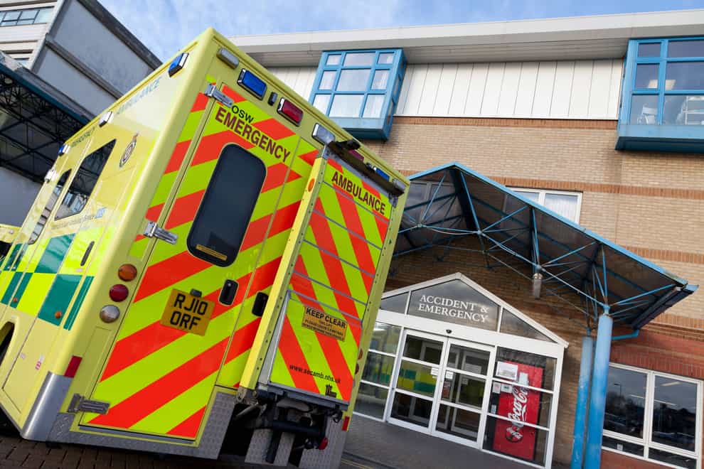 The public have been warned to avoid “risky activities” as ambulance drivers stage strike action (Peter D Noyce/Alamy/PA)