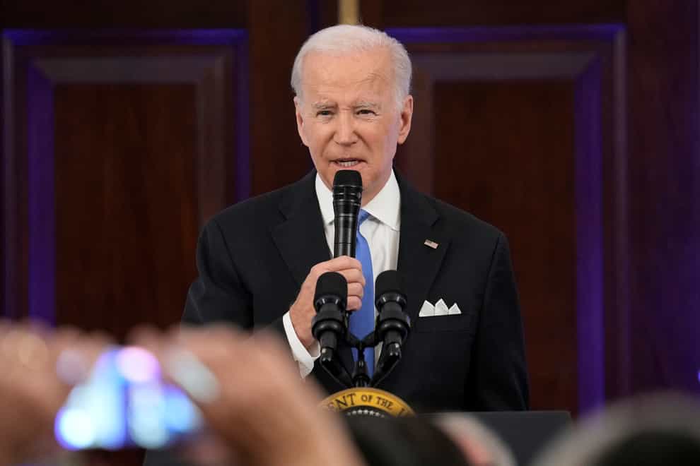President Joe Biden is to meet the Ukrainian president (Susan Walsh/AP)