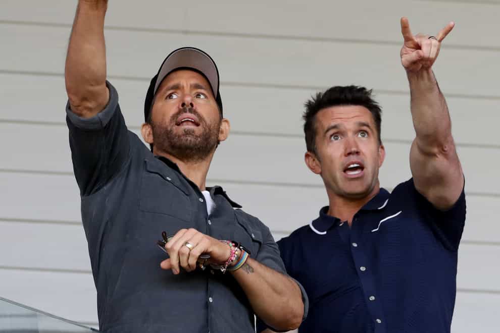 Ryan Reynolds, left, and Rob McElhenney are Wrexham’s joint owners (Bradley Collyer/PA)