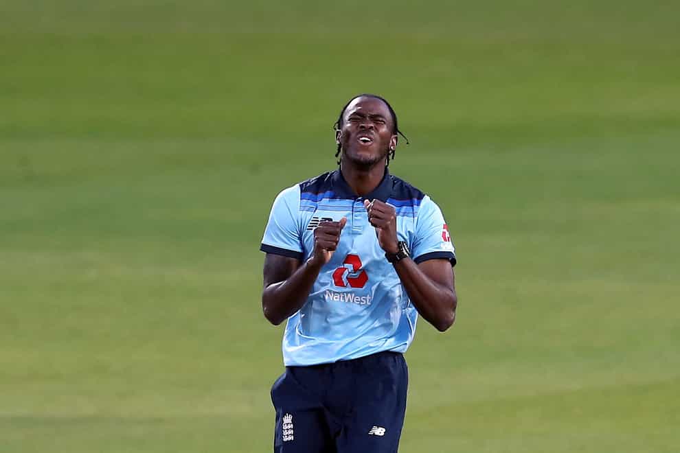 Jofra Archer is back with England after a long lay-off (Martin Rickett/PA)