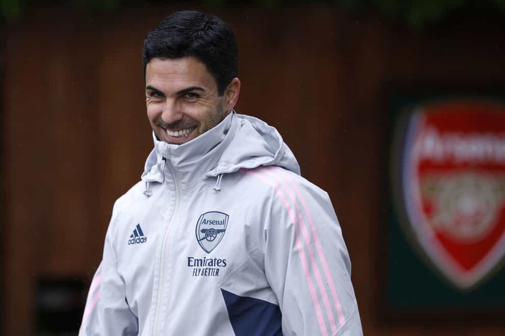Arsenal manager Mikel Arteta has guided his side to a five-point lead at the top of the Premier League (Steven Paston/PA)