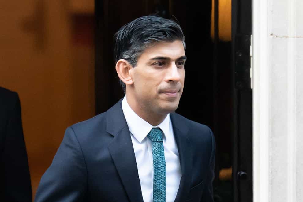 Prime Minister Rishi Sunak said the Government has acted fairly on public sector pay (James Manning/PA)