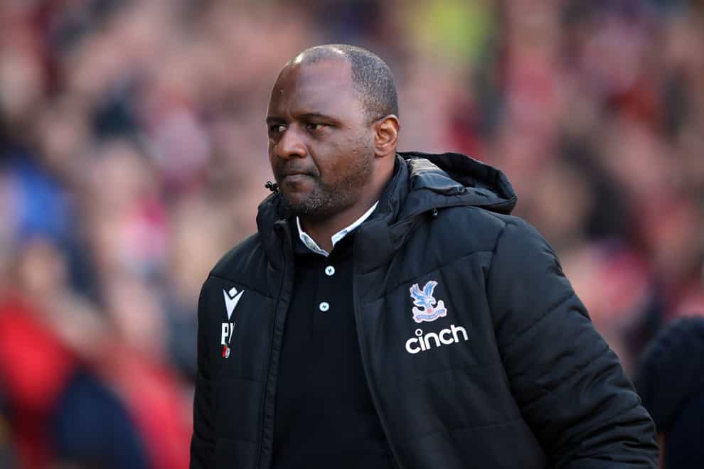Crystal Palace manager Patrick Vieira took his squad away to Turkey over the World Cup break (Isaac Parkin/PA)
