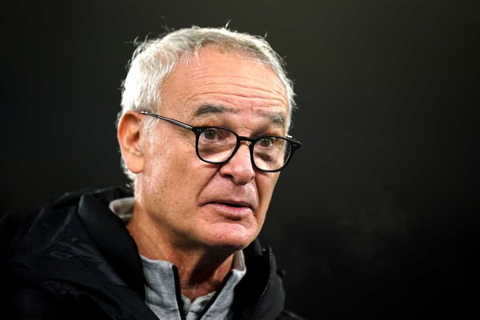Claudio Ranieri has returned to football for a second spell in charge of Italian club Cagliari (Mike Egerton/PA)