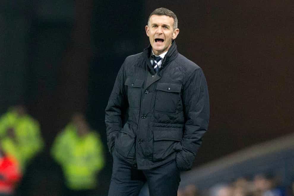Jim McIntyre’s Cove Rangers secured a late home win over Hamilton (Jeff Holmes/PA)