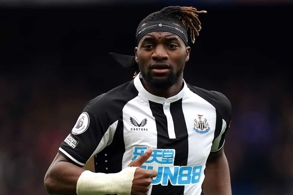 Newcastle frontman Allan Saint-Maximin is working his way back from injury (Adam Davy/PA)