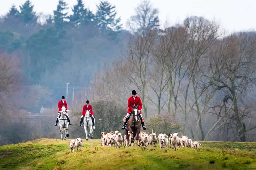 Boxing Day hunt meets will take place (Danny Lawson/PA)