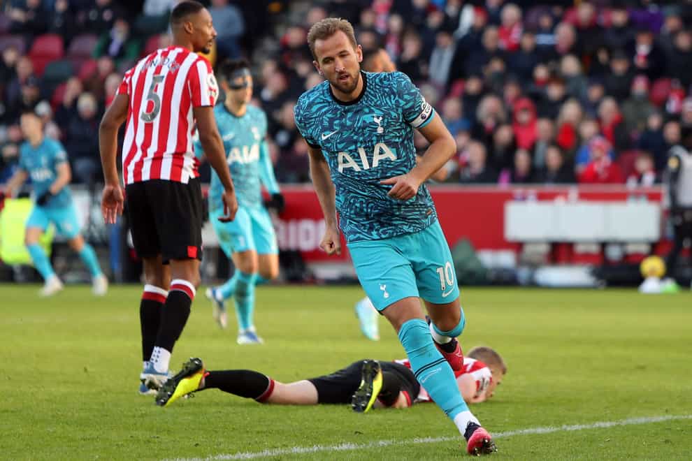 Harry Kane scored with a towering header (Kieran Cleeves/PA)