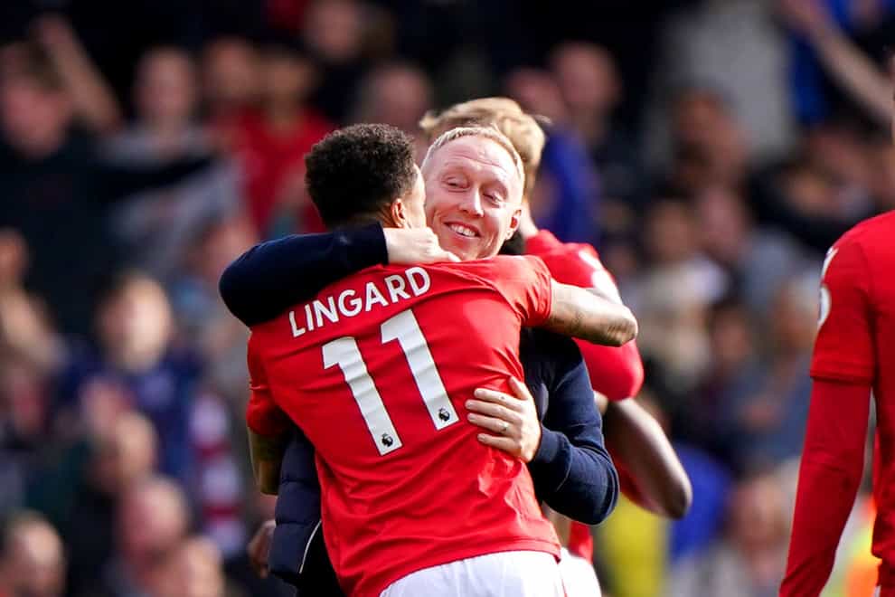 Nottingham Forest manager Steve Cooper expects Jesse Lingard to deliver a big second half of the season (PA)