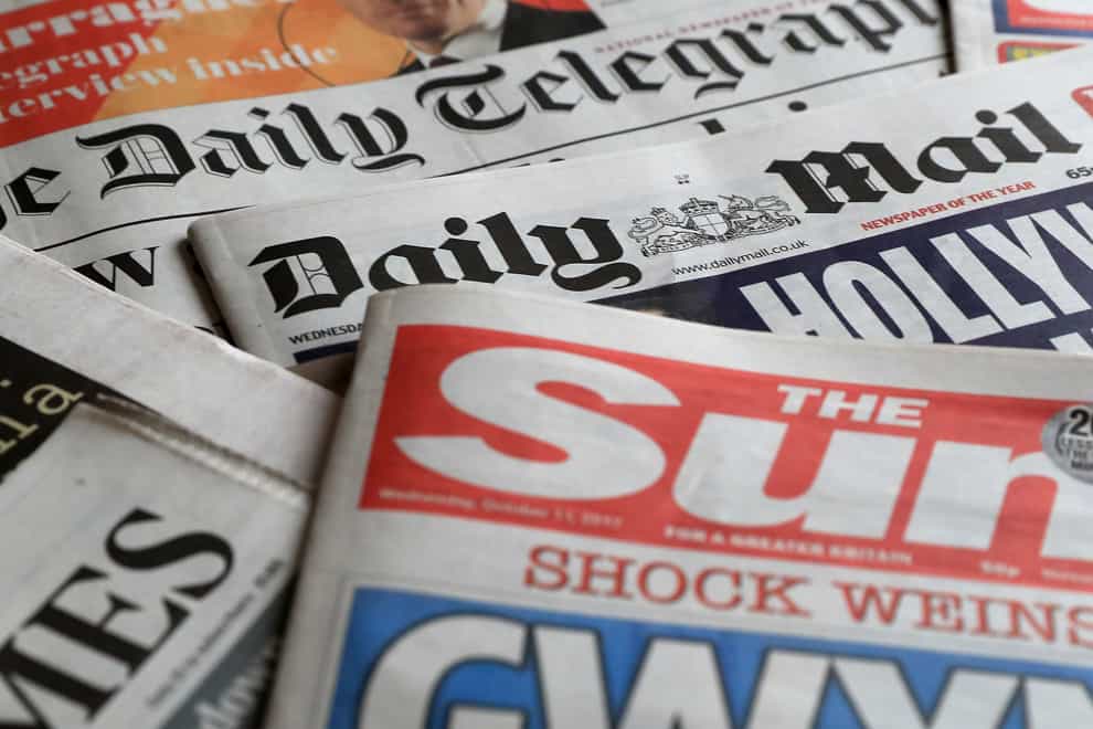 What the papers say – December 27 (PA)